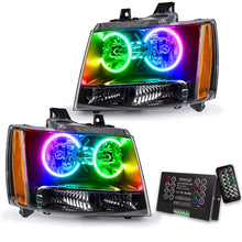 Load image into Gallery viewer, Oracle 07-13 Chevy Avalanche Pre-Assembled SMD Headlights - ColorSHIFT w/ 2.0 Controller