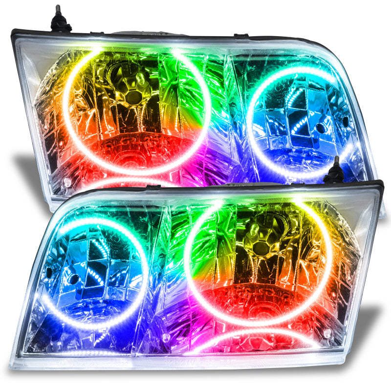 ORACLE Lighting Headlights Oracle 98-11 Ford Crown Victoria SMD HL - Chrome - Halogen - ColorSHIFT w/o Controller SEE WARRANTY