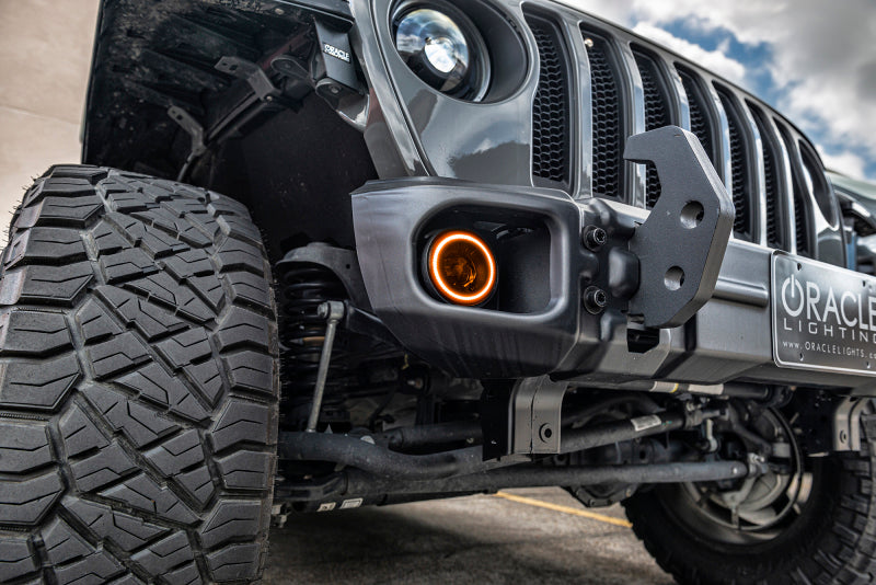 ORACLE Lighting Fog Lights Oracle Jeep Wrangler JL/JT Sport High Performance W LED Fog Lights - ColorSHIFT w/o Controller