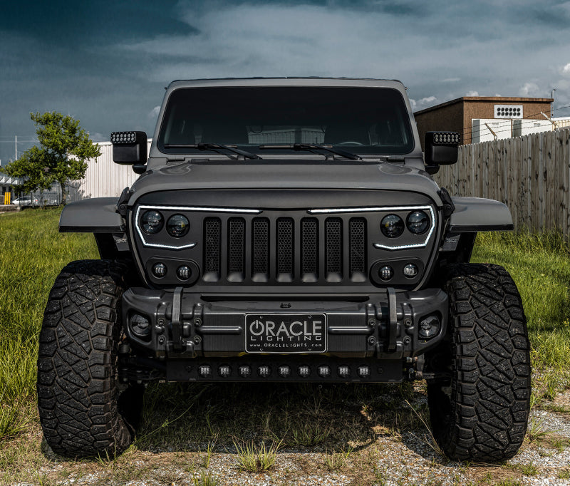 ORACLE Lighting Skid Plates ORACLE Lighting 2019+ Jeep Wrangler JL Skid Plate w/ Integrated LED Emitters - Clear SEE WARRANTY