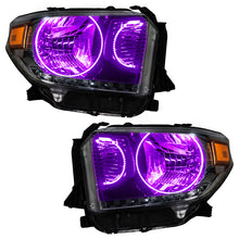 Load image into Gallery viewer, ORACLE Lighting Headlights Oracle 14-17 Toyota Tundra SMD HL - Dual Halo Kit - ColorSHIFT w/ BC1 Controller