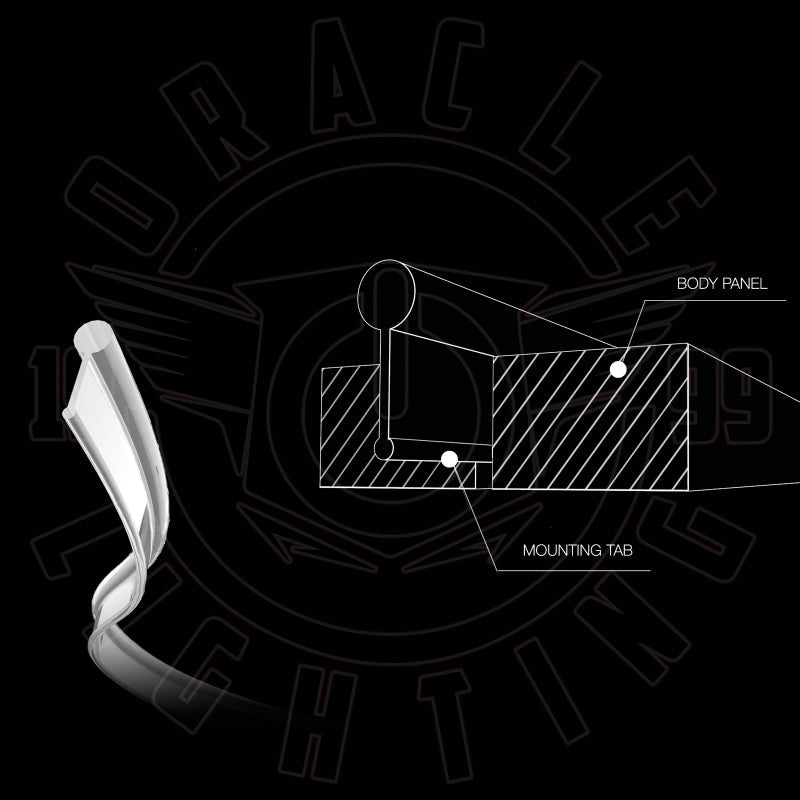 ORACLE Lighting Light Accessories and Wiring Oracle Fiber Optic LED Interior Kit - ColorSHIFT (4PCS) - ColorSHIFT SEE WARRANTY