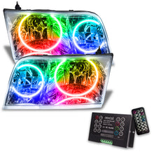 Load image into Gallery viewer, ORACLE Lighting Headlights Oracle 98-11 Ford Crown Victoria SMD HL - Chrome - Halogen - ColorSHIFT w/ 2.0 Cntrl SEE WARRANTY