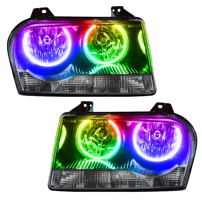 ORACLE Lighting Headlights Oracle 05-10 Chrysler 300 V6 SMD HL - ColorSHIFT w/o Controller SEE WARRANTY