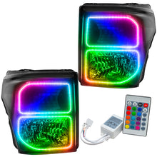 Load image into Gallery viewer, ORACLE Lighting Headlights Oracle 11-16 Ford F250/350 LED HL - Black - ColorSHIFT w/ Simple Controller SEE WARRANTY