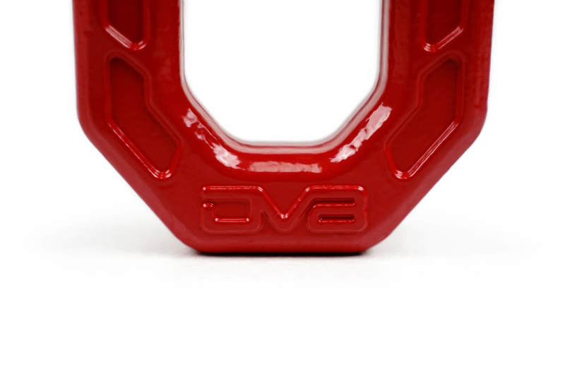 DV8 Offroad Bumper Accessories DV8 Offroad Elite Series D-Ring Shackles - Pair (Red)