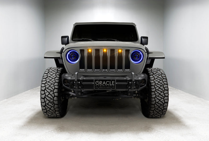 ORACLE Lighting Headlights Oracle Oculus Bi-LED Projector Headlights for Jeep JL/Gladiator JT - w/ Simple Cntrl SEE WARRANTY