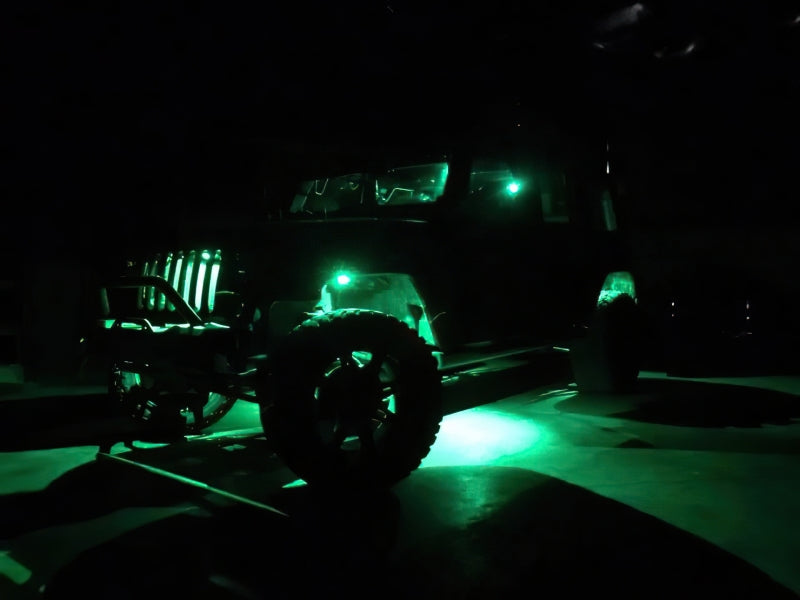 ORACLE Lighting Light Bars & Cubes Oracle Bluetooth + RF Underbody Rock Light Kit - 8 PCS - ColorSHIFT SEE WARRANTY