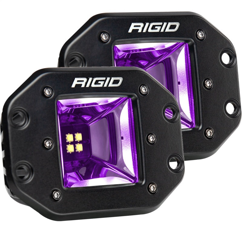 Rigid Industries Light Bars & Cubes Rigid Industries Radiance+ Scene RGBW Flush Mount - Pair