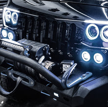Load image into Gallery viewer, ORACLE Lighting Light Accessories and Wiring Oracle Vector Jeep Wrangler JK Grille LED Halo Kit - White SEE WARRANTY