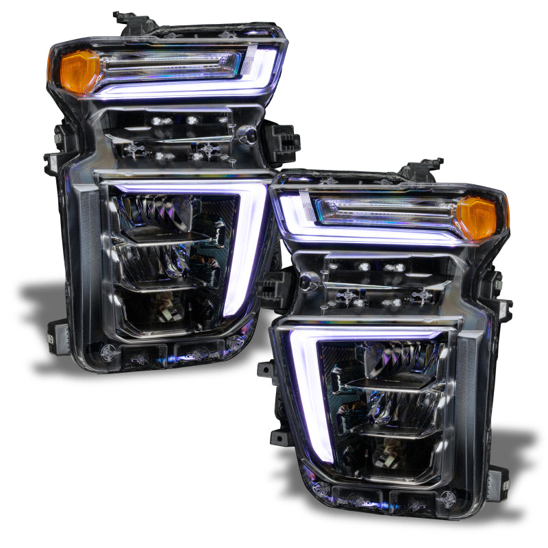 ORACLE Lighting Headlights Oracle 20-21 Chevy Silverado HD 2500/3500 RGB+W Headlight DRL Upgrade Kit - ColorSHIFT SEE WARRANTY