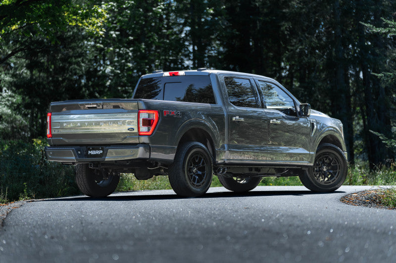 MBRP Catback MBRP 2021 Ford F-150 2.7L EcoBoost / 3.5L EcoBoost / 5.0L 3in Cat Back Single Side Exit Alum
