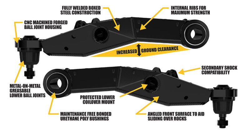 ICON Control Arms ICON 05-23 Toyota Tacoma Lower Control Arm Kit