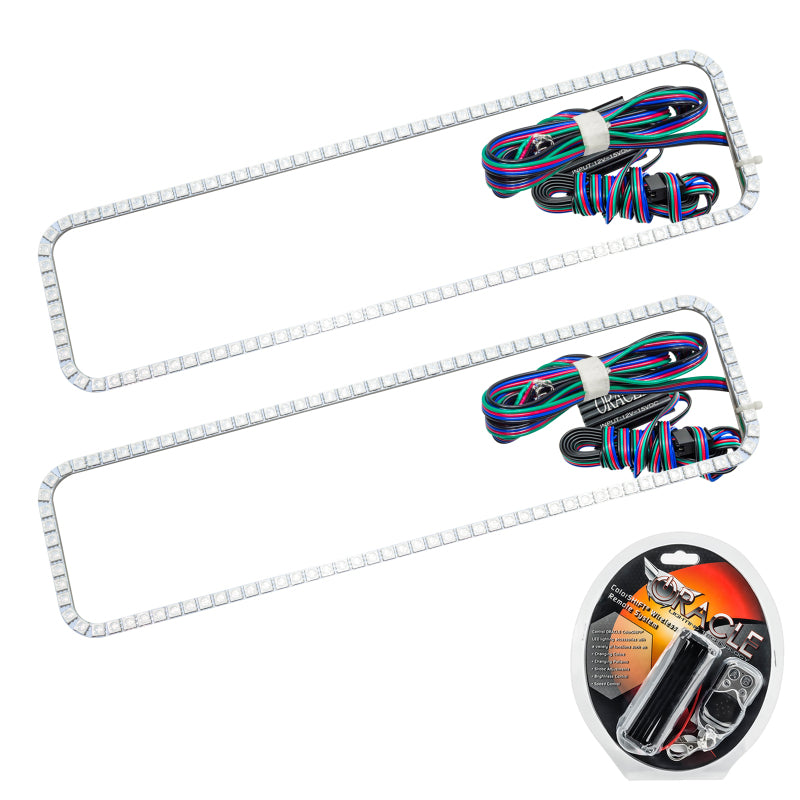 ORACLE Lighting Headlights Oracle Chevrolet CK 87-99 Halo Kit - ColorSHIFT SEE WARRANTY