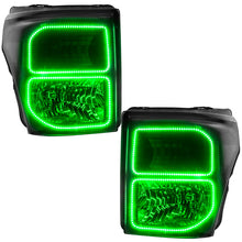Load image into Gallery viewer, ORACLE Lighting Headlights Oracle Ford F250/350 11-16 Halo Kit (Square Ring Design) - ColorSHIFT w/ BC1 Controller SEE WARRANTY