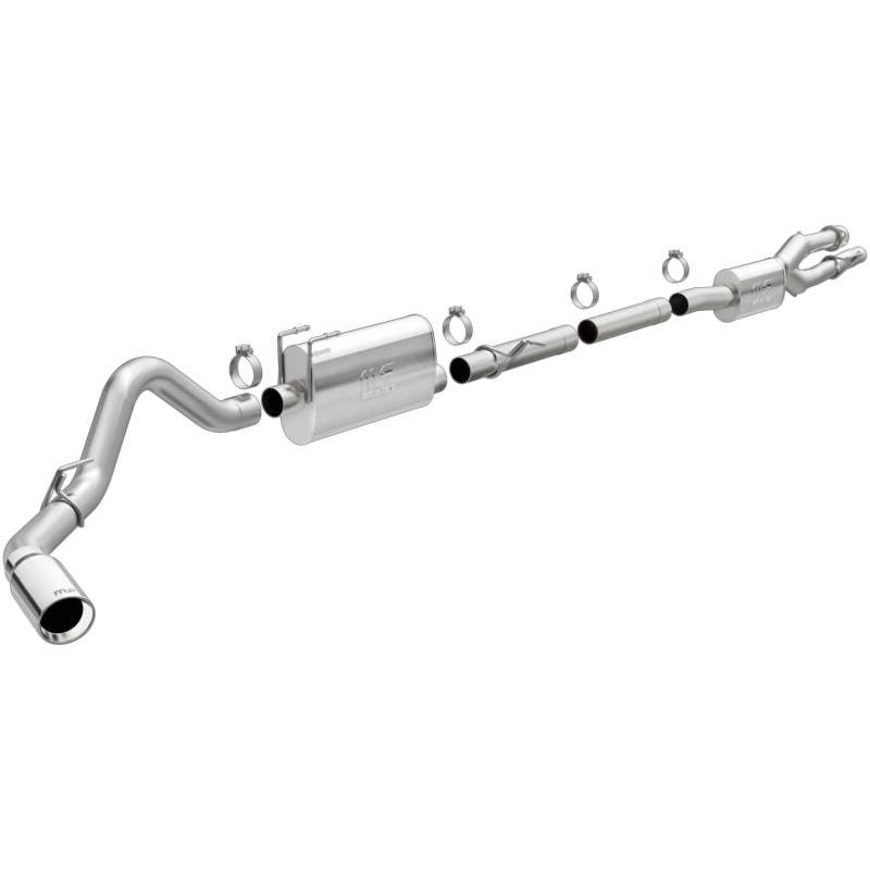 Magnaflow Catback MagnaFlow 2020 Ford F250/F350 3.5in Street Series Cat-Back Exhaust Rear Passenger Exit-Polished Tip