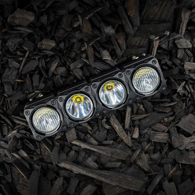 KC HiLiTES Light Bars & Cubes KC HiLiTES FLEX ERA LED Light Bar Bezel Kit for 10in. Segments - Gloss Black