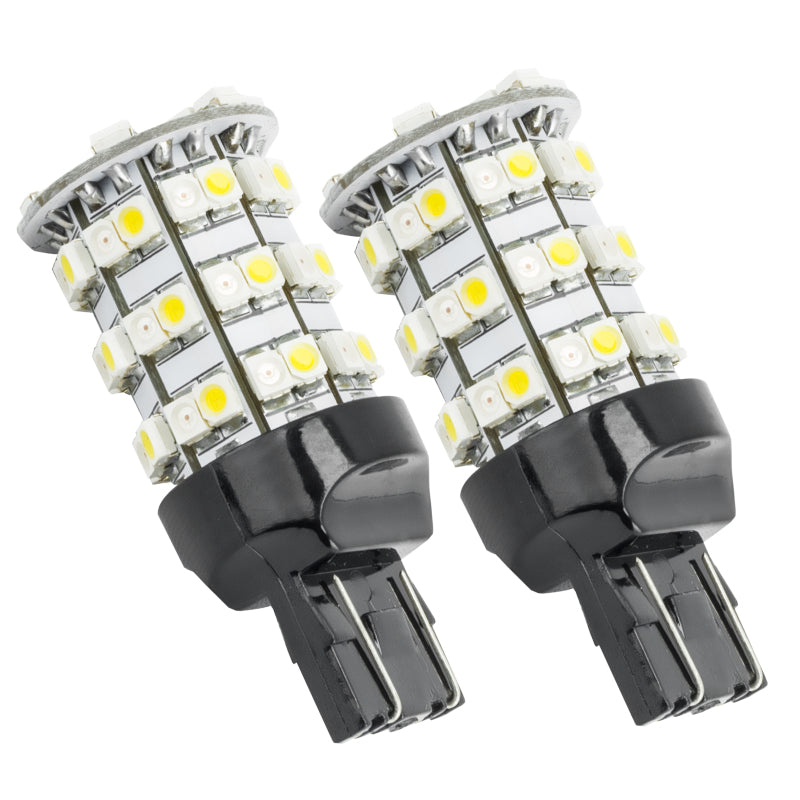 ORACLE Lighting Bulbs Oracle 7443 60SMD Switchback Bulb (Pair) - Amber/White SEE WARRANTY