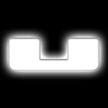 Load image into Gallery viewer, ORACLE Lighting Light Accessories and Wiring ORACLE Lighting Universal Illuminated LED Letter Badges - Matte Wht Surface Finish - U SEE WARRANTY