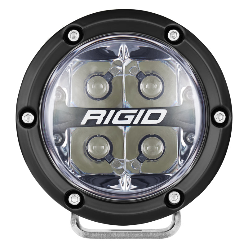Rigid Industries Light Bars & Cubes Rigid Industries 360-Series 4in LED Off-Road Spot Beam - RGBW (Pair)