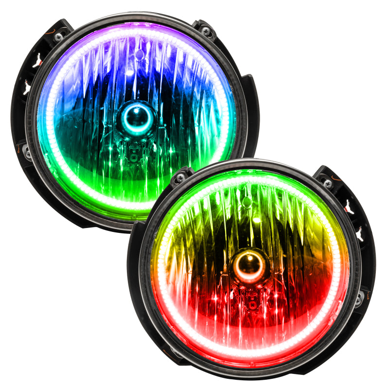 ORACLE Lighting Headlights Oracle 07-16 Jeep Wrangler JK SMD HL - ColorSHIFT w/o Controller SEE WARRANTY