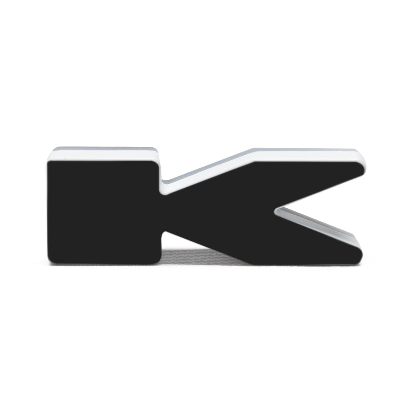 ORACLE Lighting Light Accessories and Wiring ORACLE Lighting Universal Illuminated LED Letter Badges - Matte Blk Surface Finish - K SEE WARRANTY