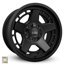 Load image into Gallery viewer, Overland Sector Atlas 17x9 +0 5x139.7/5x150mm 110.1mm Satin Black
