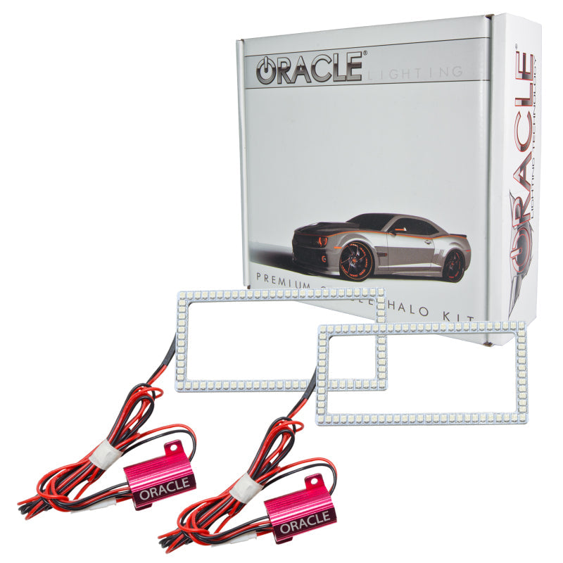 ORACLE Lighting Fog Lights Oracle Chevrolet Silverado 14-15 LED Fog Halo Kit - White SEE WARRANTY