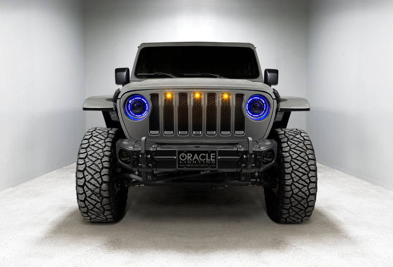 ORACLE Lighting Headlights Oracle Oculus Bi-LED Projector Headlights for Jeep JL/Gladiator JT - w/ Simple Cntrl SEE WARRANTY