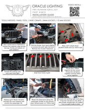 Load image into Gallery viewer, ORACLE Lighting Light Strip LED Oracle Pre-Runner Style LED Grille Kit for Jeep Wrangler JL - White SEE WARRANTY
