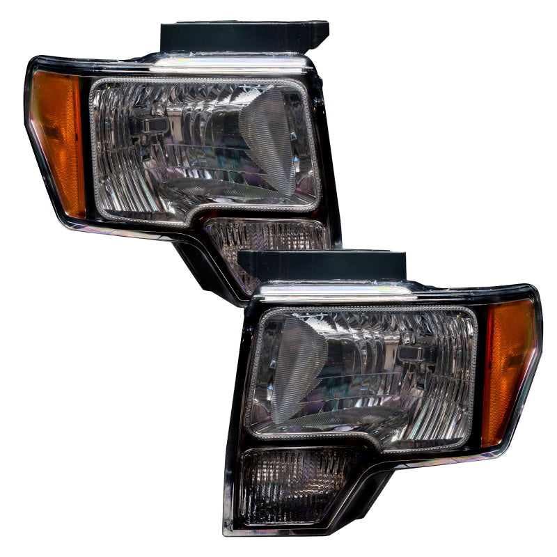 ORACLE Lighting Headlights Oracle 09-14 Ford F-150 LED HL - Black - White SEE WARRANTY