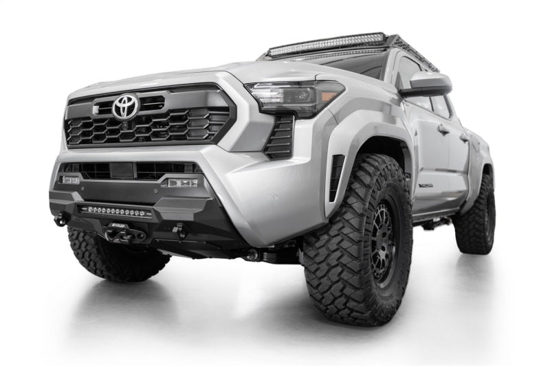 Addictive Desert Designs Bumpers - Steel Addictive Desert Designs 2024 Toyota Tacoma Stealth Center Mount Winch Front Bumper