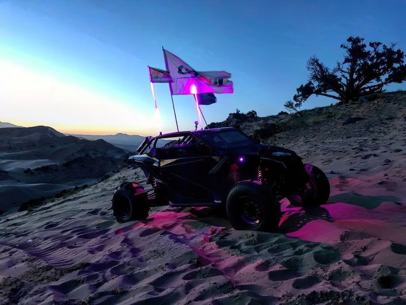 ORACLE Lighting Light Bars & Cubes Oracle Bluetooth + RF Underbody Rock Light Kit - 8 PCS - ColorSHIFT SEE WARRANTY