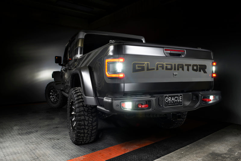 ORACLE Lighting Tail Lights Oracle 2020+ Jeep Gladiator JT Flush Mount LED Tail Lights -  Tinted Lens