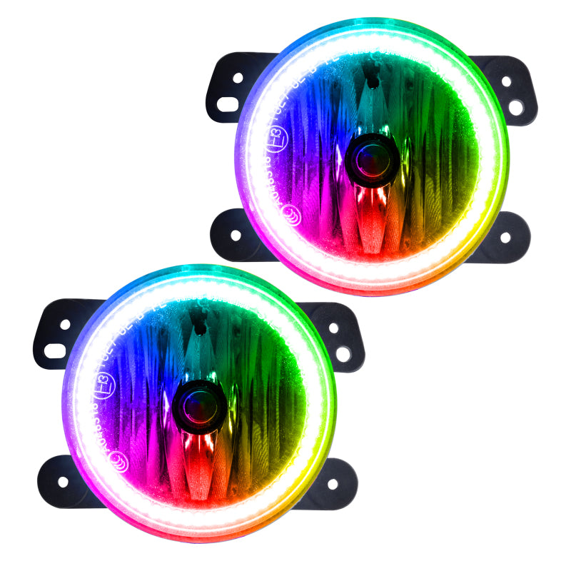 ORACLE Lighting Fog Lights Oracle 10-15 Jeep Wrangler JK SMD FL - ColorSHIFT - Dynamic SEE WARRANTY