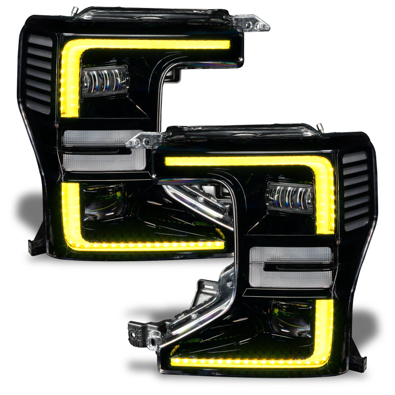 ORACLE Lighting Headlights Oracle 2022 Ford F250/350 Super Duty Dynamic ColorSHIFT Headlight DRL Kit w/Switchback SEE WARRANTY