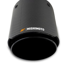 Load image into Gallery viewer, Mishimoto Muffler Mishimoto 2x Carbon Fiber Muffler Tip 2.5in Inlet 3.5in Outlet Black