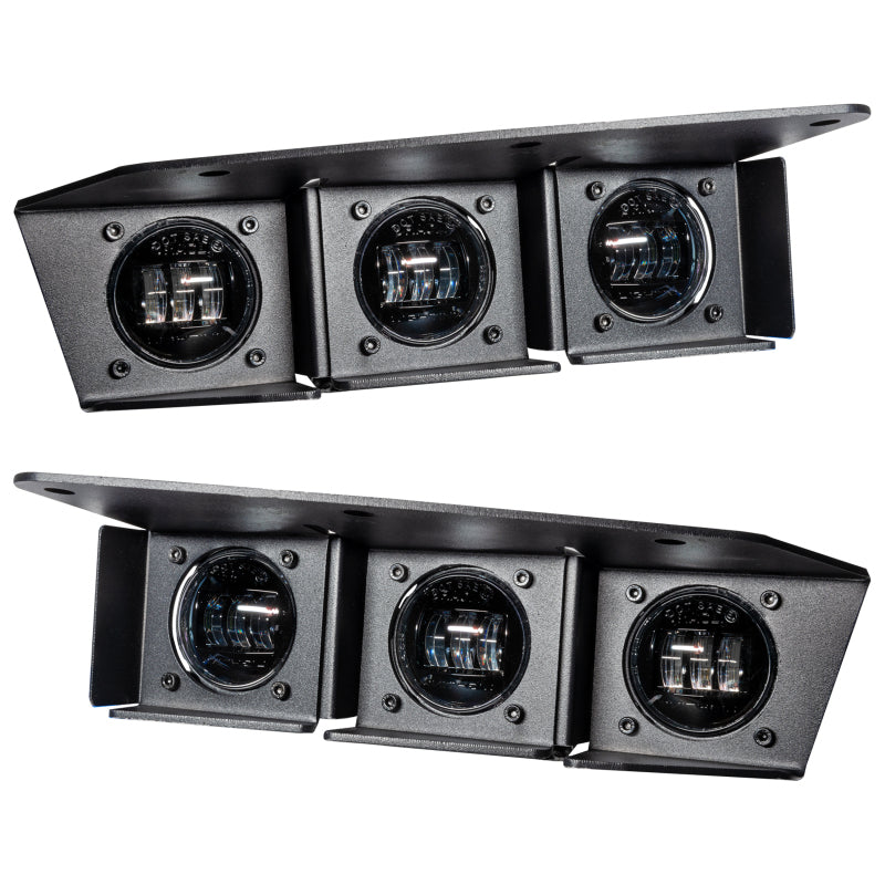 ORACLE Lighting Fog Lights ORACLE Lighting 21-22 Ford Bronco Triple LED Fog Light Kit for Steel Bumper - White SEE WARRANTY