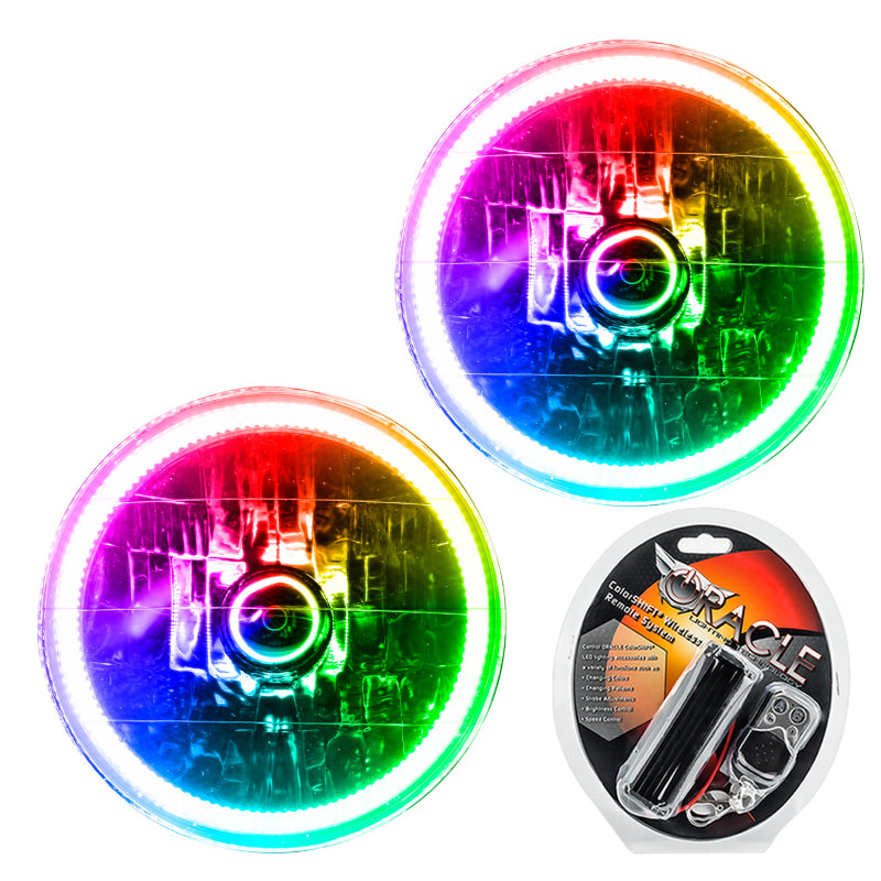 ORACLE Lighting Headlights Oracle 97-06 Jeep Wrangler TJ SMD HL - ColorSHIFT SEE WARRANTY