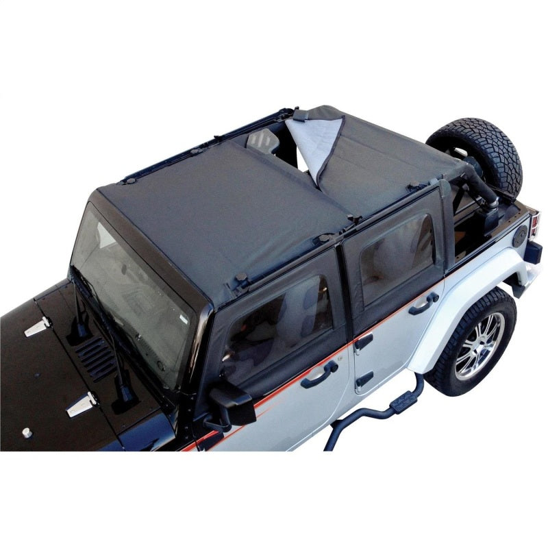 Rampage Soft Tops Rampage 2007-2018 Jeep Wrangler(JK) Combo Sun Brief/Safari Top - Black Diamond