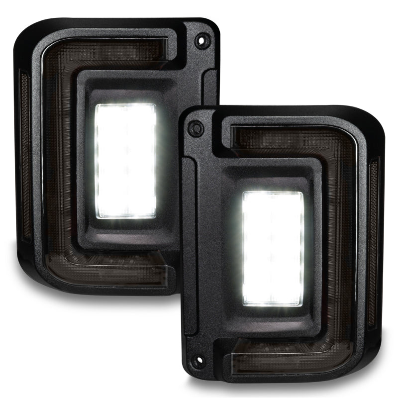 ORACLE Lighting Tail Lights Oracle 07-17 Jeep Wrangler JK Flush Mount LED Tail Lights - Tinted
