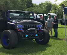Load image into Gallery viewer, ORACLE Lighting Light Accessories and Wiring Oracle Vector Jeep Wrangler JK Grille LED Halo Kit - White SEE WARRANTY