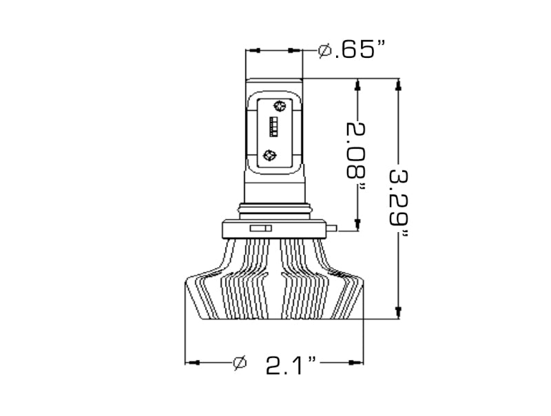 ORACLE Lighting Bulbs Oracle 9006 4000 Lumen LED Headlight Bulbs (Pair) - 6000K SEE WARRANTY