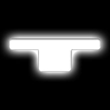 Load image into Gallery viewer, ORACLE Lighting Light Accessories and Wiring ORACLE Lighting Universal Illuminated LED Letter Badges - Matte Wht Surface Finish - T SEE WARRANTY