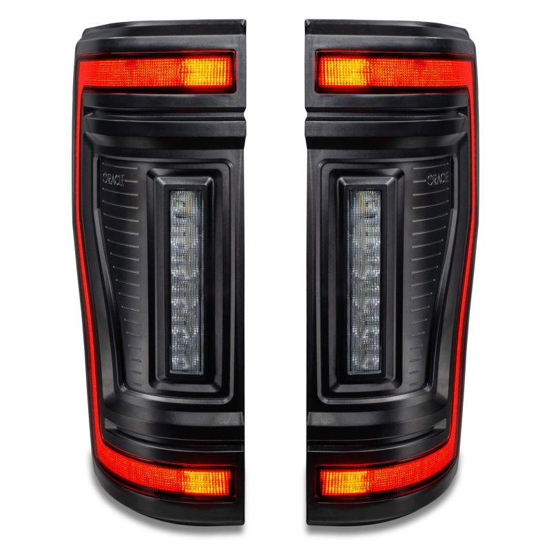 ORACLE Lighting Tail Lights Oracle Lighting 17-22 Ford F-250/350 (Black Series) Flush Mount LED Tail Lights SEE WARRANTY