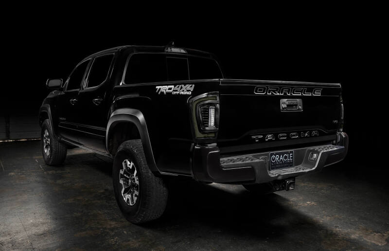 ORACLE Lighting Tail Lights Oracle Lighting 16-23 Gen 3 Toyota Tacoma Black Series Flush Style LED Tail Lights SEE WARRANTY