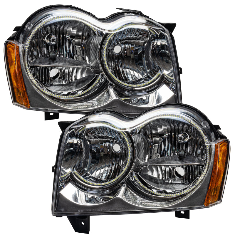 ORACLE Lighting Headlights Oracle 05-07 Jeep Grand Cherokee SMD HL (Non-HID) - ColorSHIFT w/ 2.0 Controller SEE WARRANTY