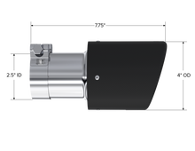 Load image into Gallery viewer, MBRP Tips MBRP Universal Carbon Fiber Tip 4in OD / 2.5in Inlet / 7.7in L