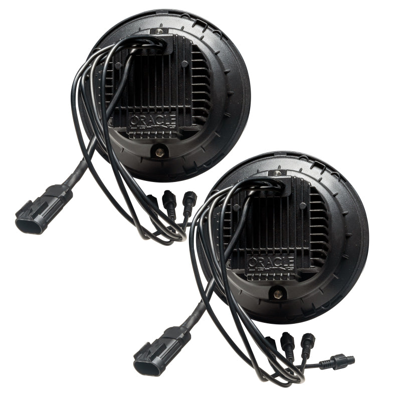 ORACLE Lighting Light Bars & Cubes ORACLE Lighting 0718 Jeep Wrangler JK Oculus 7in ColorSHIFT BiLED Projector Headlights SEE WARRANTY