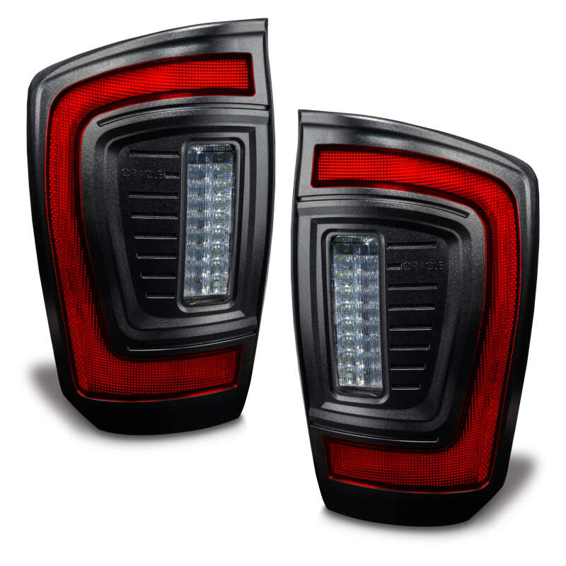 ORACLE Lighting Tail Lights Oracle Lighting 2016-2023 Gen 3 Toyota Tacoma Flush Style LED Tail Lights SEE WARRANTY